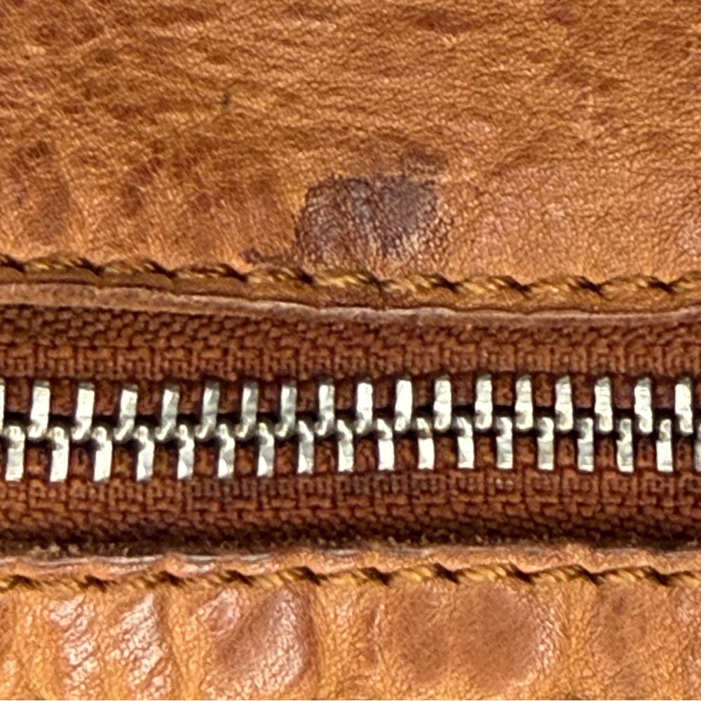 Vilenca Holland Woven Genuine Leather Hand Bag Purse Satchel Brown - Picture 14 of 16